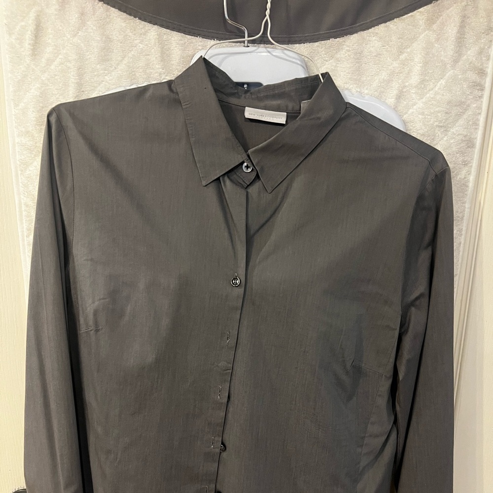 Beautiful ladies grey button down